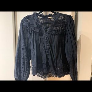 Anthro blouse